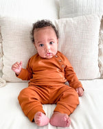 LUCY LUE ORGANICS organic baby pullover | long sleeve cotton sweatshirt