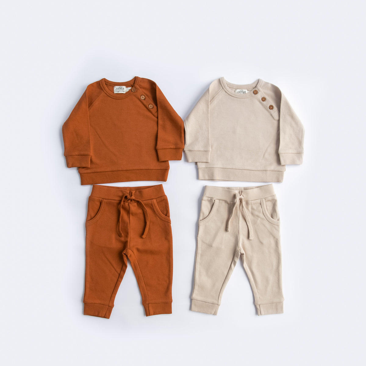 LUCY LUE ORGANICS organic baby pullover | long sleeve cotton sweatshirt