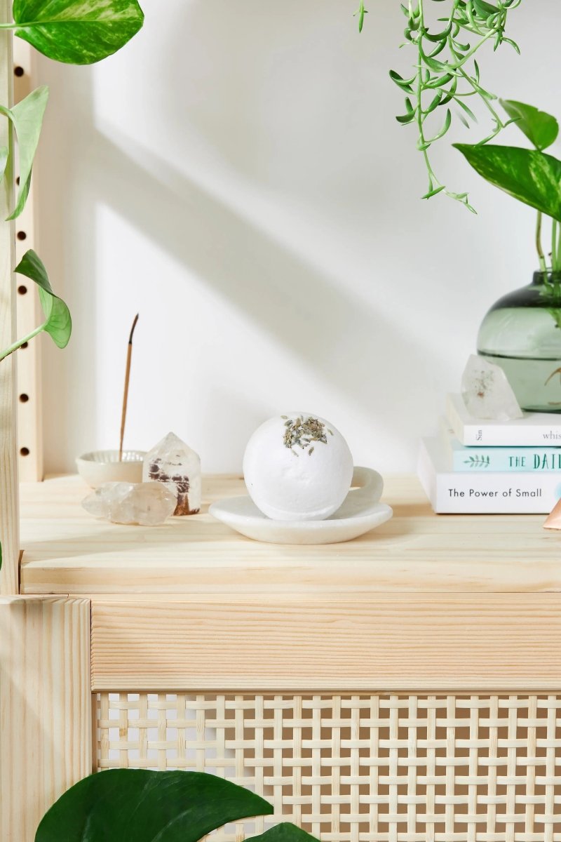 Butter Me Up Organics Organic Bath Bomb with Lavender and Chamomile for Relaxation Enthusiasts - 