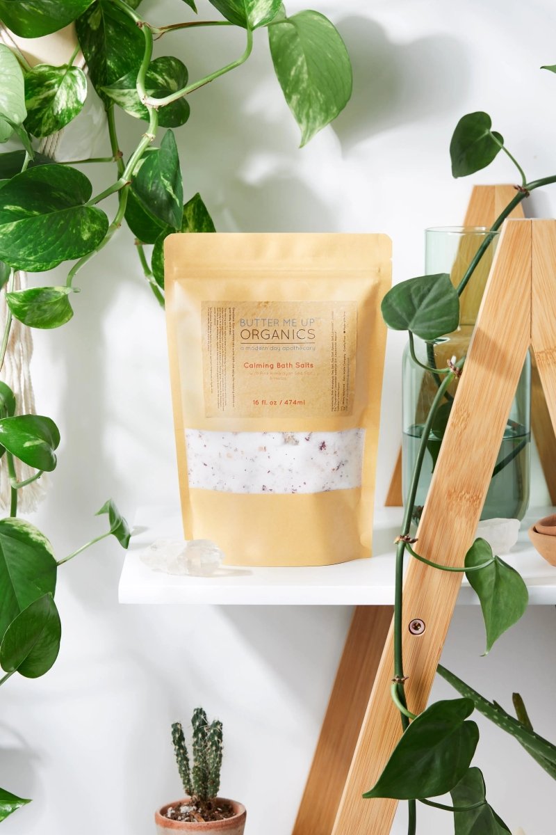 Calming Lavender Bath Salts | Stress Relief Soak with Chamomile - Everetts Place