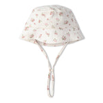 Makemake Organics Organic Bucket Sun Hat - Blush Floral