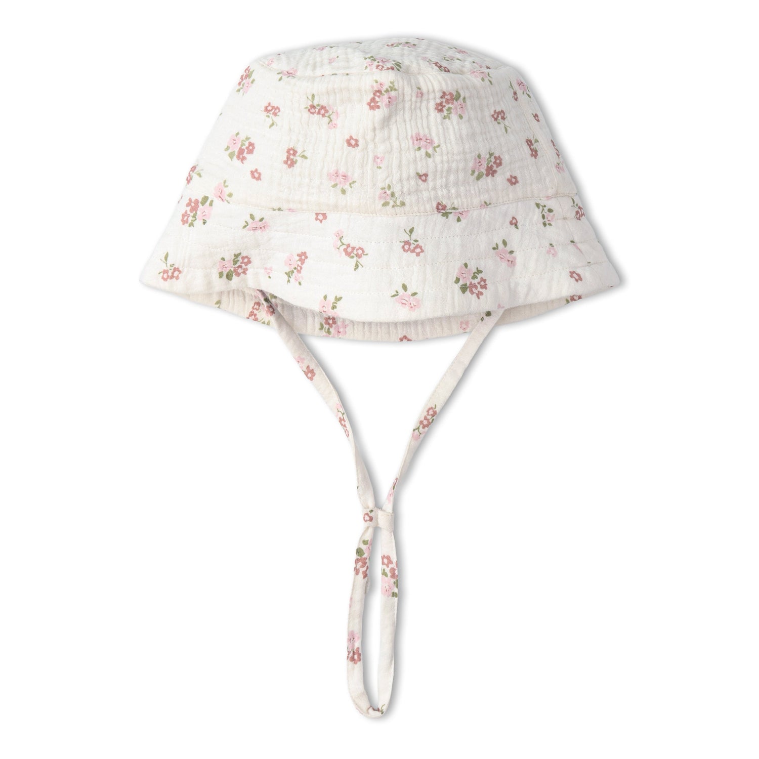 Makemake Organics Organic Bucket Sun Hat - Blush Floral