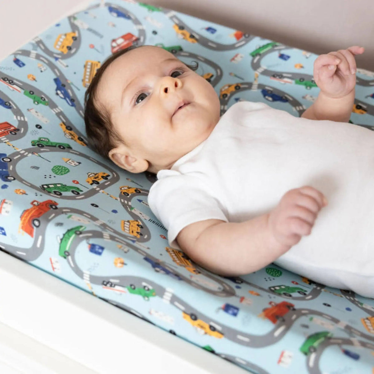 Norani Baby Organic Changing Pad Cover - Cars - 