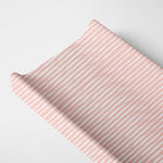 Norani Baby Organic Changing Pad Cover - Pink Stripes - 