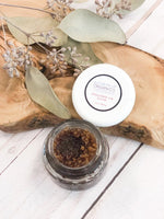 Butter Me Up Organics Organic Chocolate Lip Scrub with Deep Hydration for Flaky Chapped Lips - 