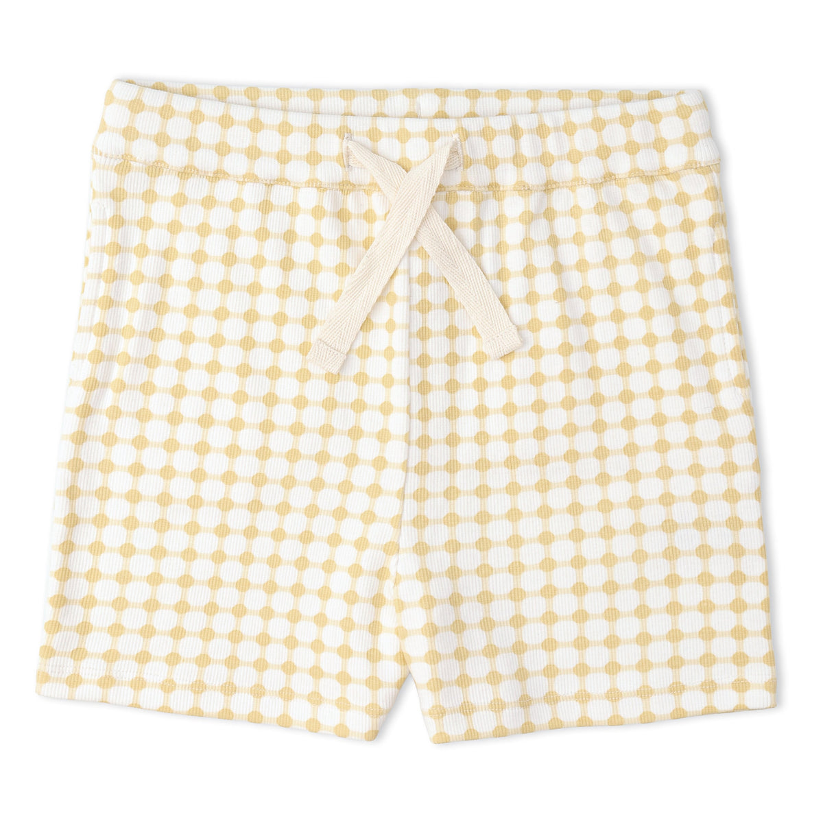 Makemake Organics Organic Collar Tee & Shorts Set - Dotty Gingham