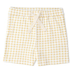 Makemake Organics Organic Collar Tee & Shorts Set - Dotty Gingham