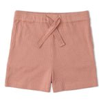 Makemake Organics Organic Collar Tee & Shorts Set - Terra Stripes