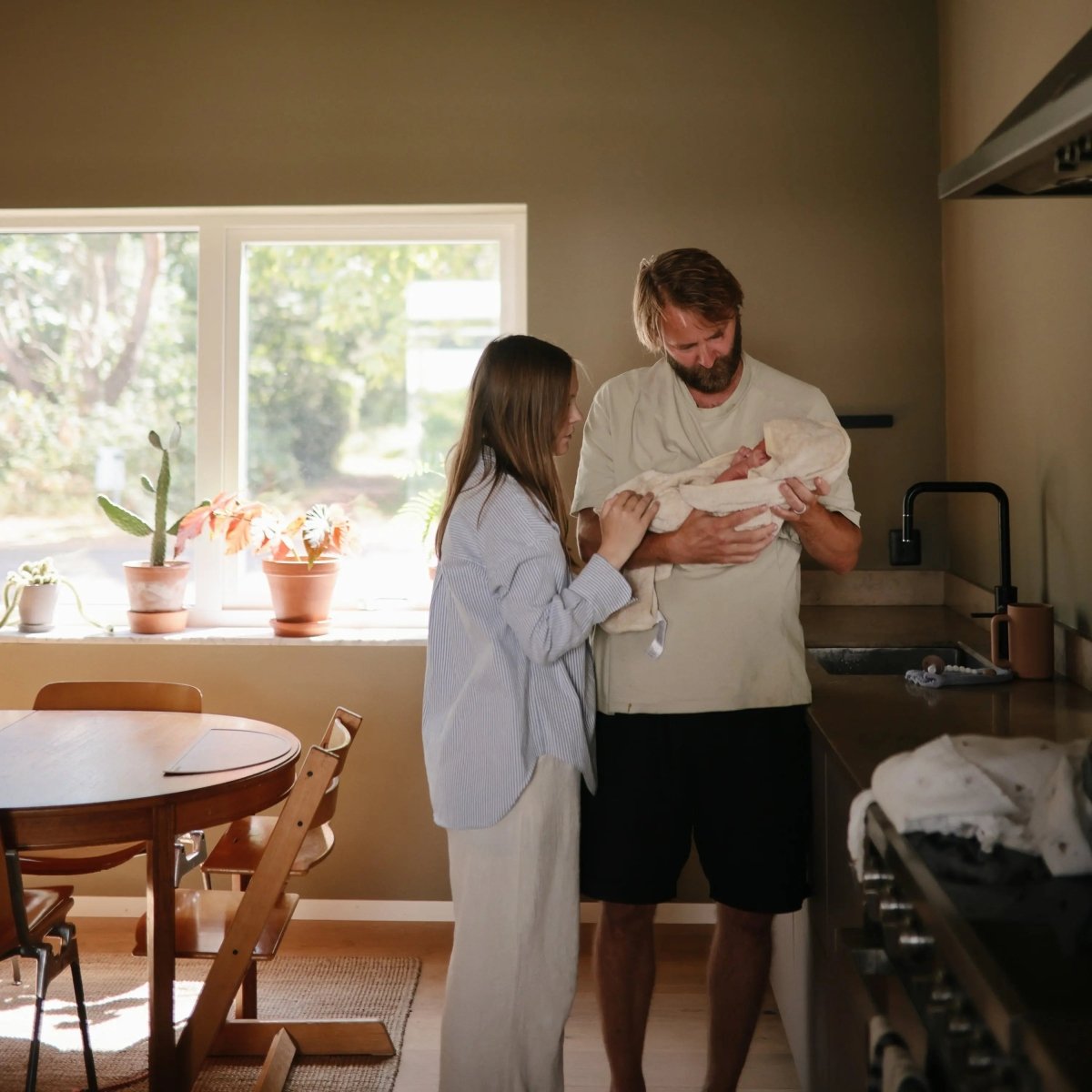 Mushie Organic Cotton Baby Hooded Towel Soft and Absorbent for Cozy Cuddles - 