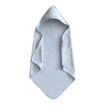 Mushie Organic Cotton Baby Hooded Towel Soft and Absorbent for Cozy Cuddles - Everetts Place Boutique - 