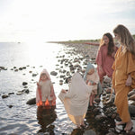 Mushie Organic Cotton Baby Hooded Towel Soft and Absorbent for Cozy Cuddles - 