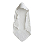 Mushie Organic Cotton Baby Hooded Towel Soft and Absorbent for Cozy Cuddles - Everetts Place Boutique - 