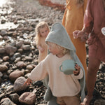 Mushie Organic Cotton Baby Hooded Towel Soft and Absorbent for Cozy Cuddles - Everetts Place Boutique - 