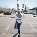 Mushie Organic Cotton Baby Wrap for Bonding and Comfort with Built - In Pocket - Everetts Place Boutique - 