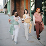 Mushie Organic Cotton Baby Wrap for Bonding and Comfort with Built - In Pocket - Everetts Place Boutique - 