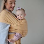 Mushie Organic Cotton Baby Wrap for Bonding and Comfort with Built - In Pocket - Everetts Place Boutique - 