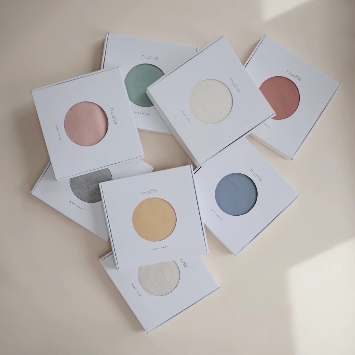 Mushie Organic Cotton Baby Wrap for Bonding and Comfort with Built - In Pocket - Everetts Place Boutique - 