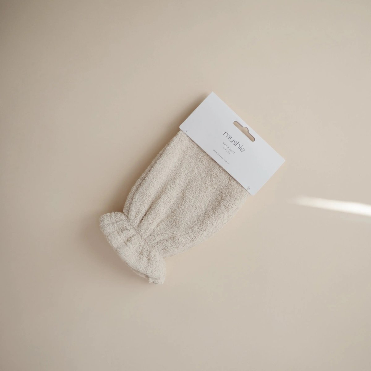 Mushie Organic Cotton Bath Mitt for Babies and Toddlers Extra Soft and Absorbent - Everetts Place Boutique - 