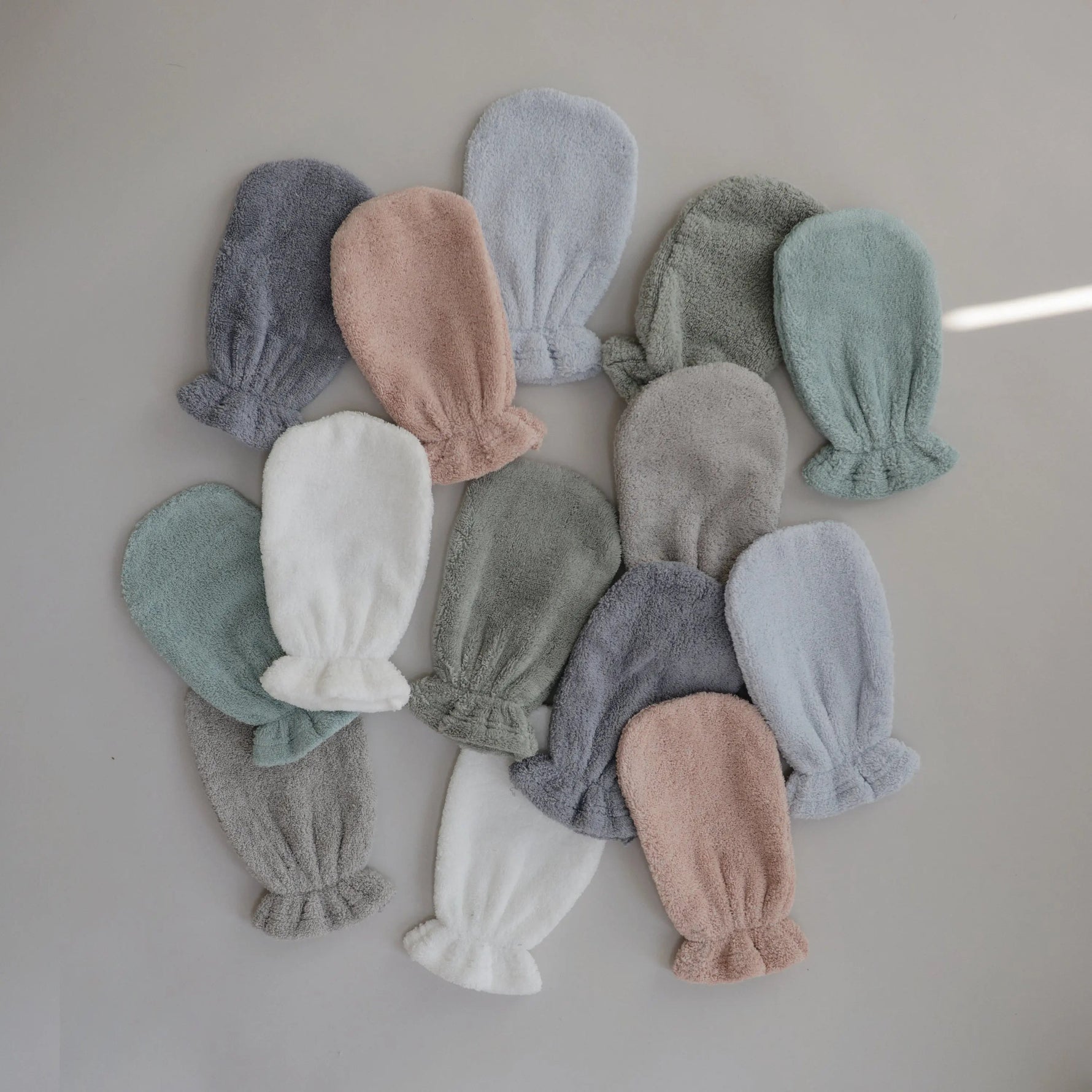 Mushie Organic Cotton Bath Mitt - 