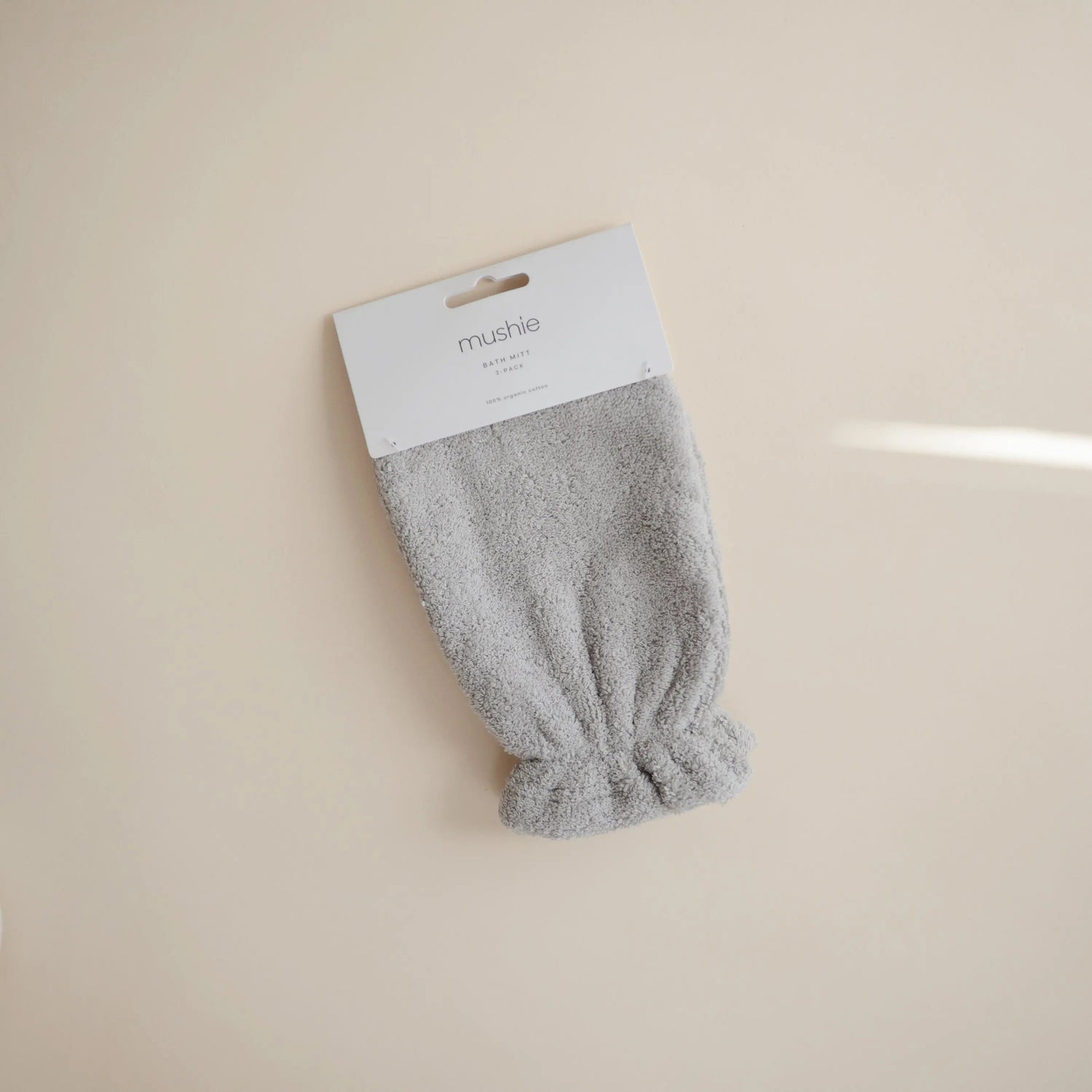 Mushie Organic Cotton Bath Mitt - 