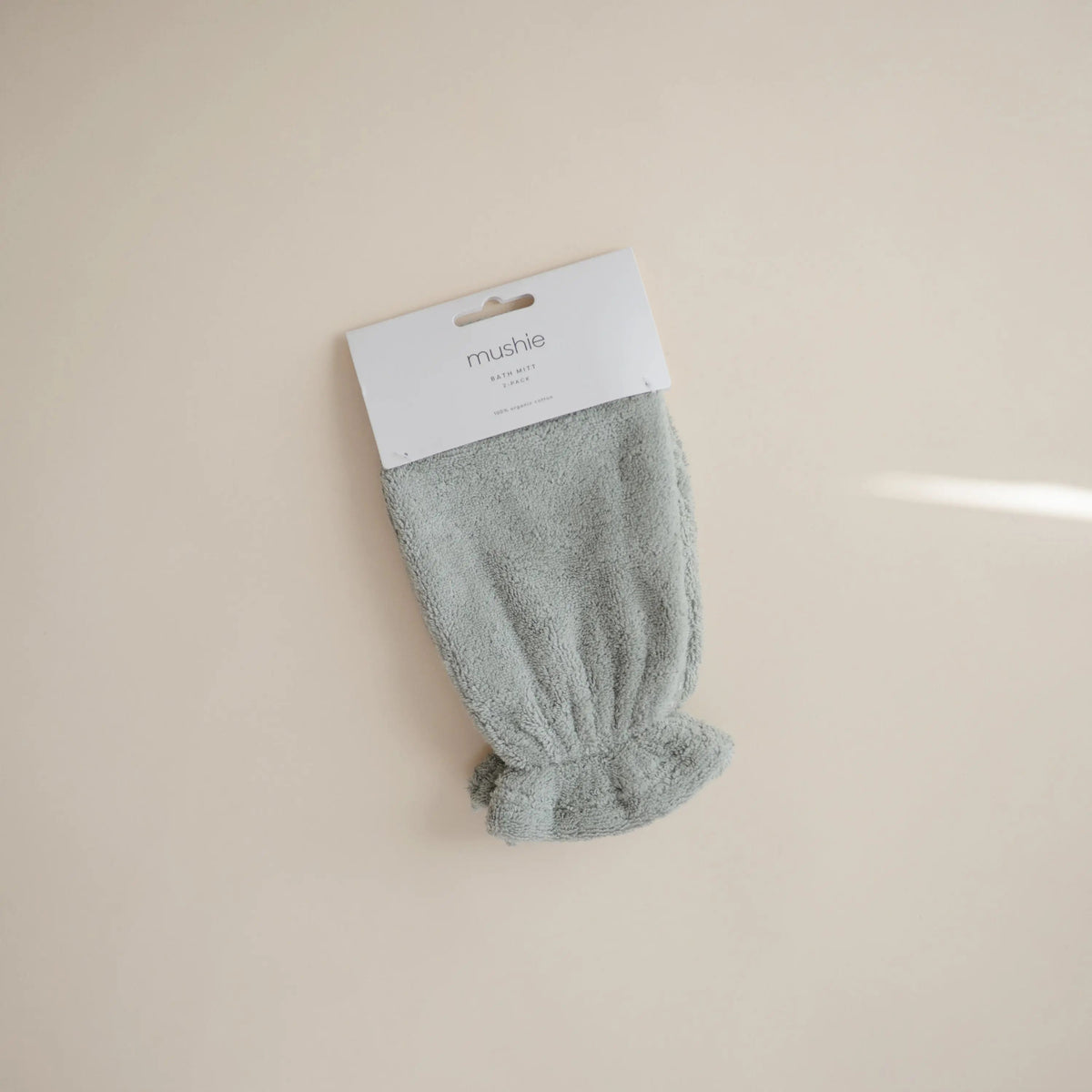 Mushie Organic Cotton Bath Mitt - 