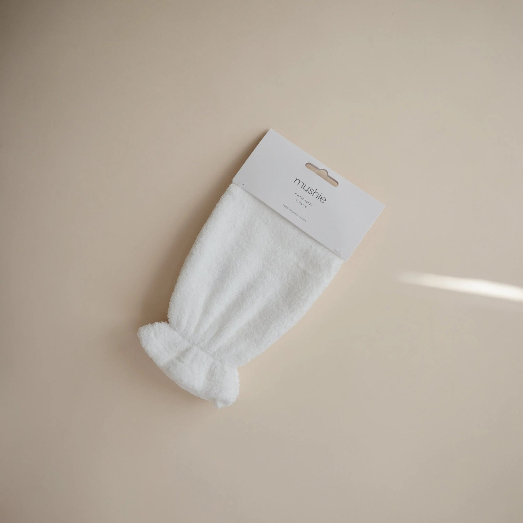 Mushie Organic Cotton Bath Mitt - 
