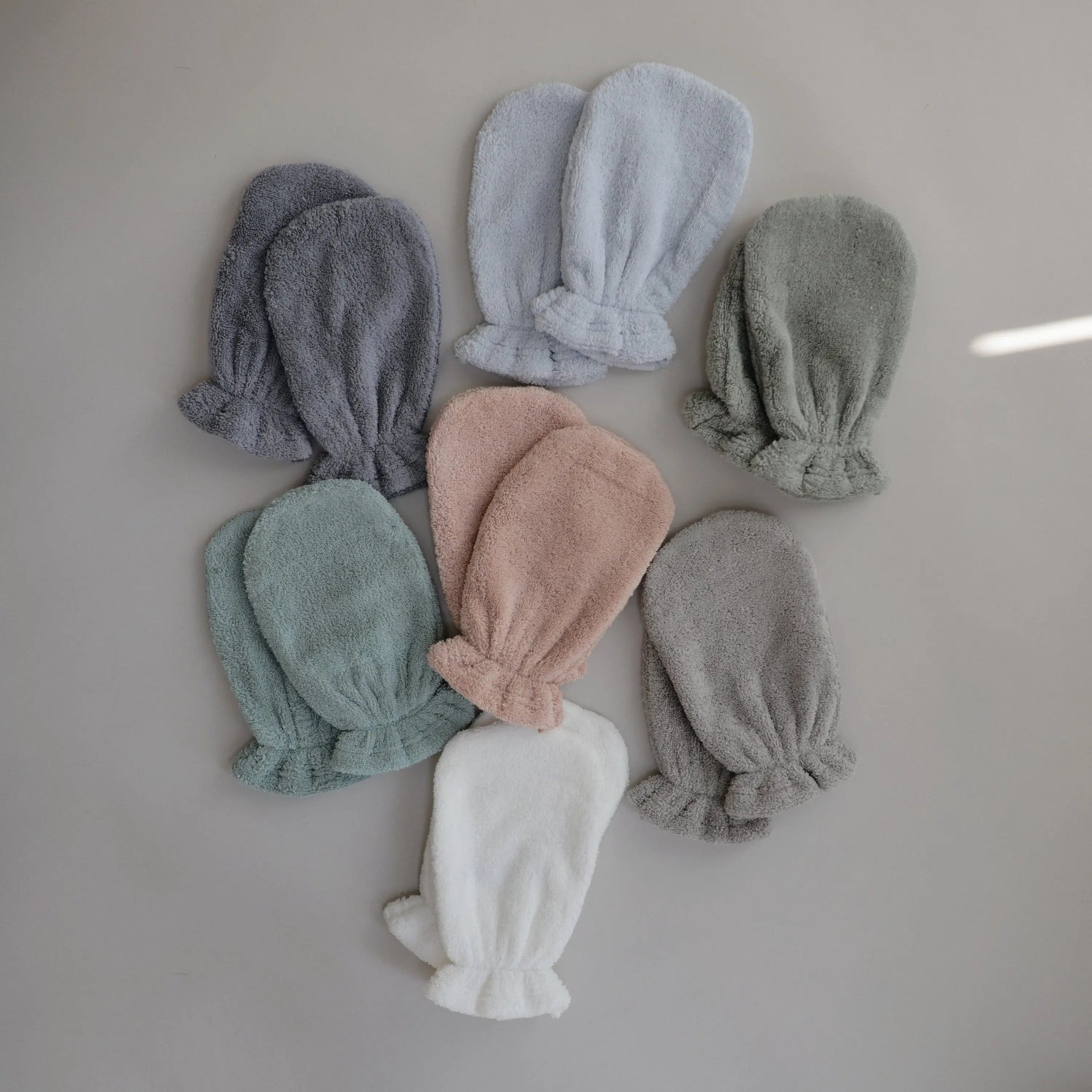 Mushie Organic Cotton Bath Mitt - 