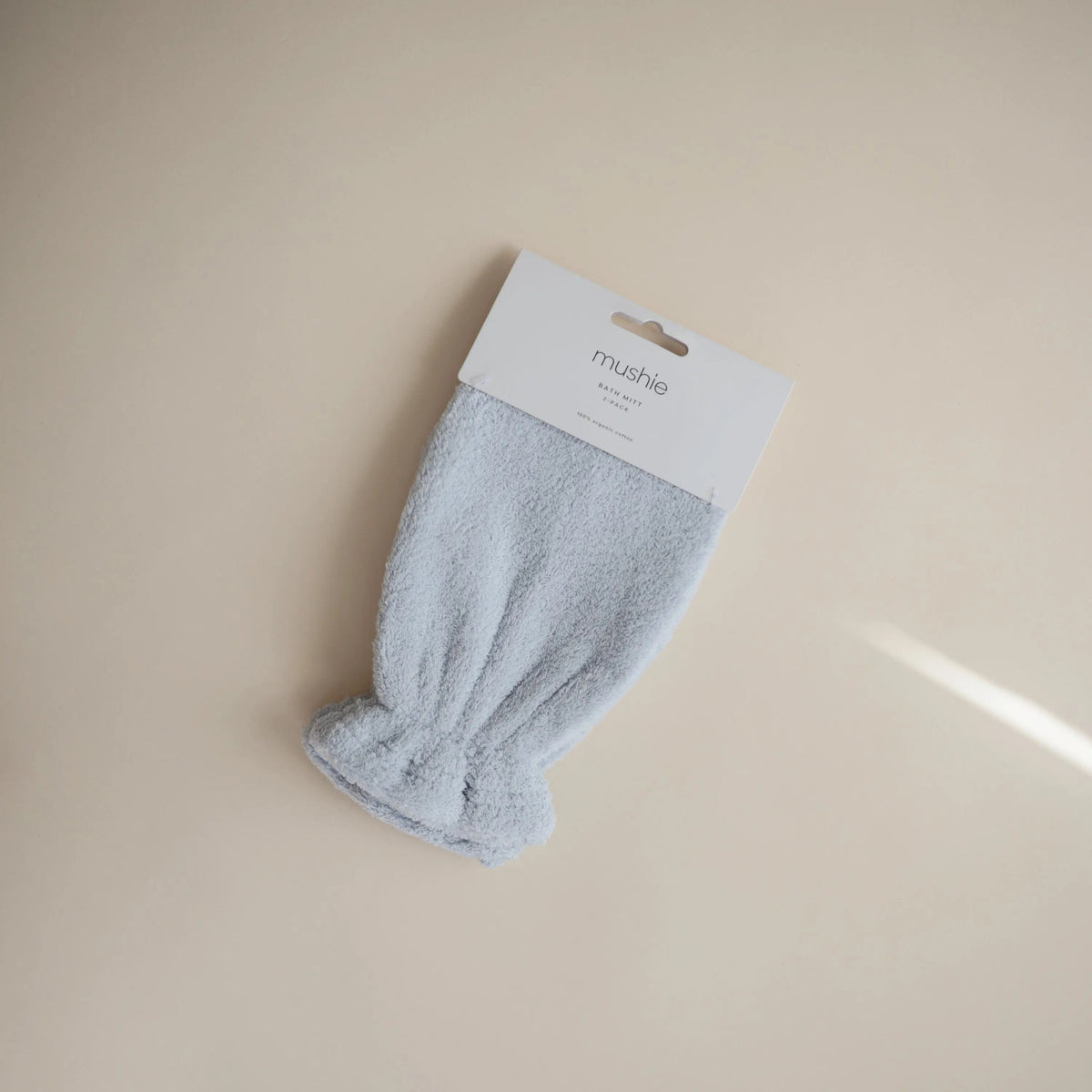 Mushie Organic Cotton Bath Mitt - 