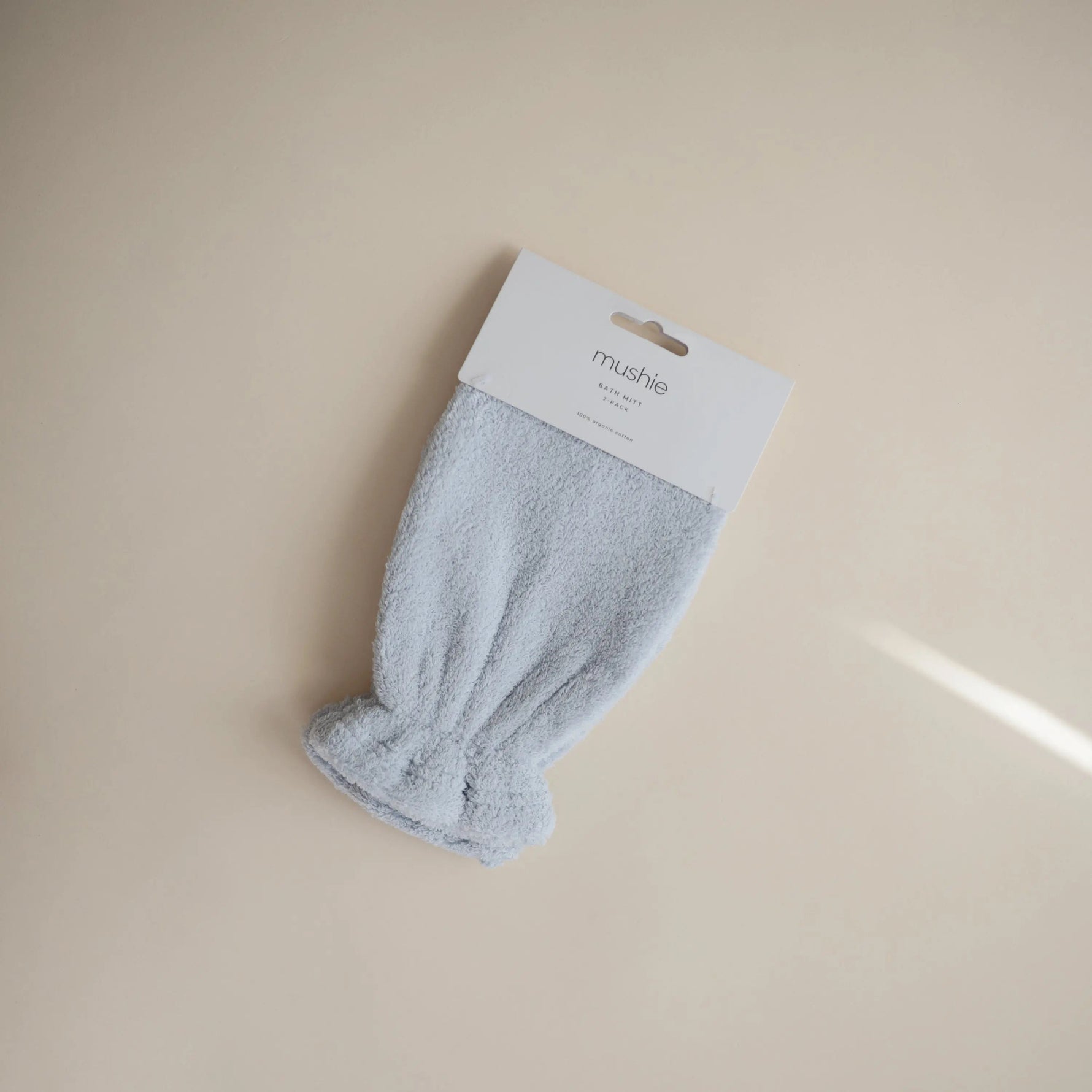 Mushie Organic Cotton Bath Mitt - 