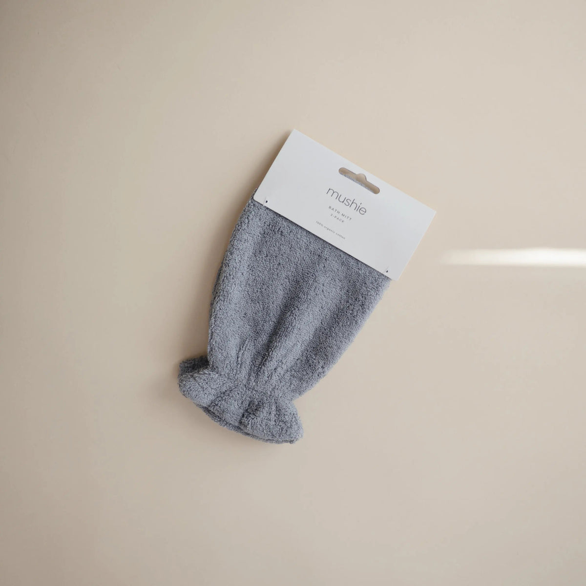 Mushie Organic Cotton Bath Mitt - 