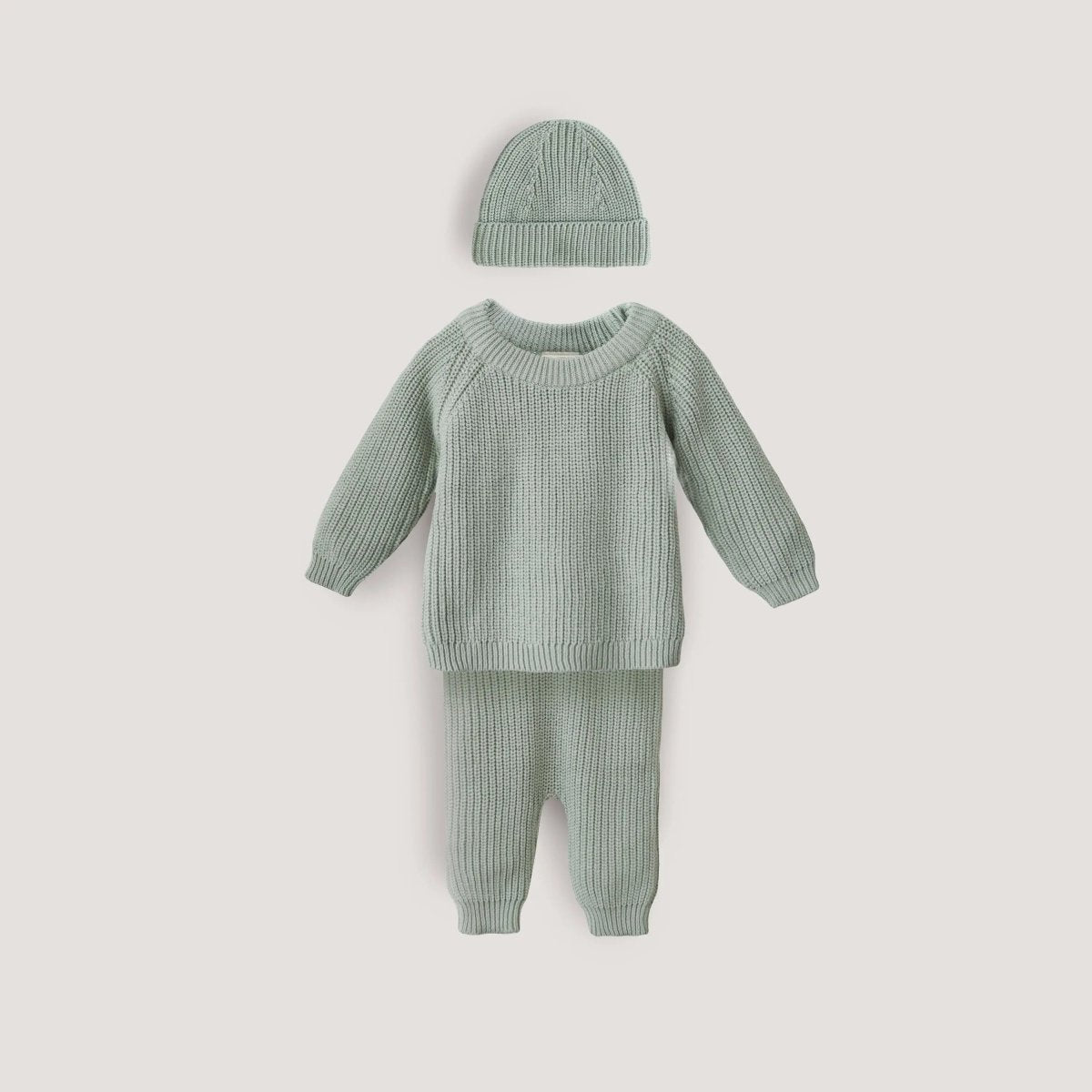 Mushie Organic Cotton Chunky Knit Sweater for Baby - 