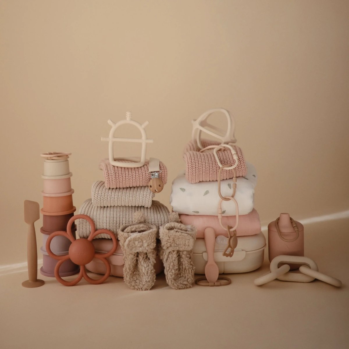 Mushie Organic Cotton Chunky Knit Sweater for Baby - 