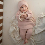 Mushie Organic Cotton Chunky Knit Sweater for Baby - 