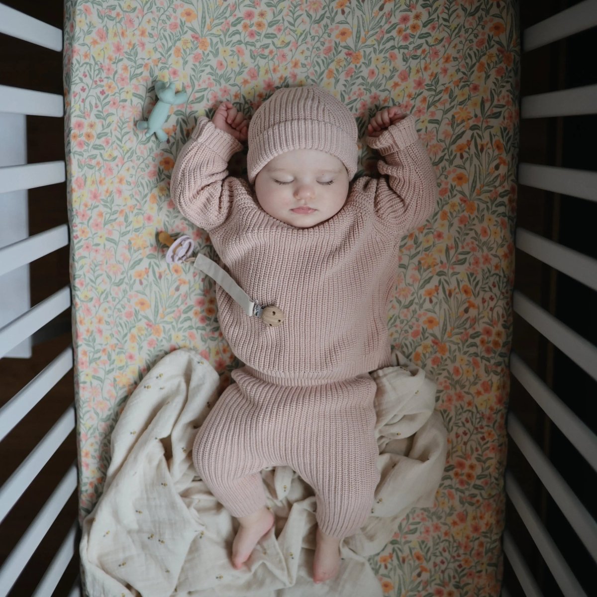 Mushie Organic Cotton Chunky Knit Sweater for Baby - 