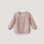 Mushie Organic Cotton Chunky Knit Sweater for Baby - 