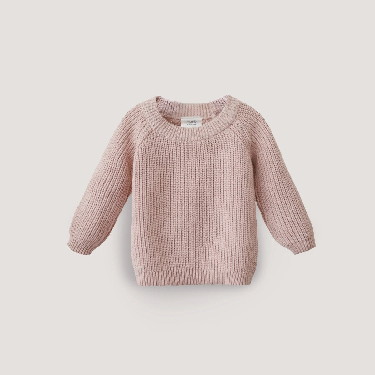 Mushie Organic Cotton Chunky Knit Sweater for Baby - 