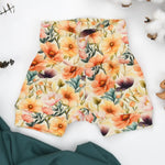 Earthy Organic Cotton High Waist Baby Shorts, Lilly - 