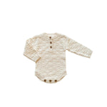 Harp Angel Boutique Organic Cotton Knit Bodysuit with Button Closures for Infants - 