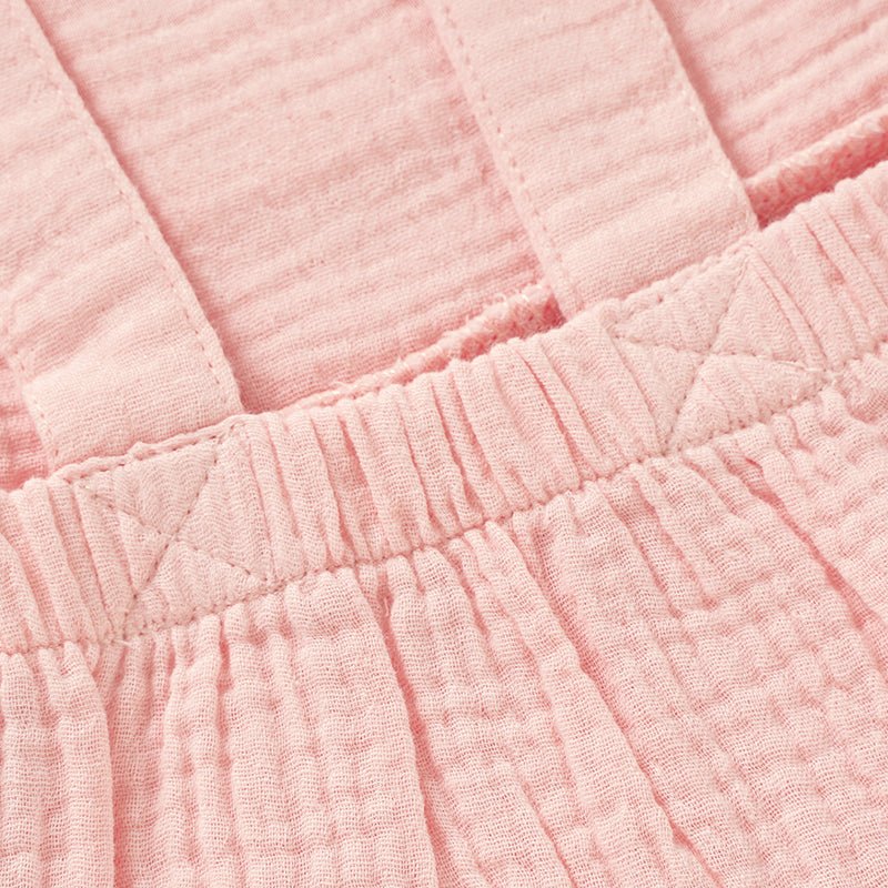 Newcastle Classics Organic Cotton Muslin Baby Dress with Soft Lightweight Fabric for Infants - 