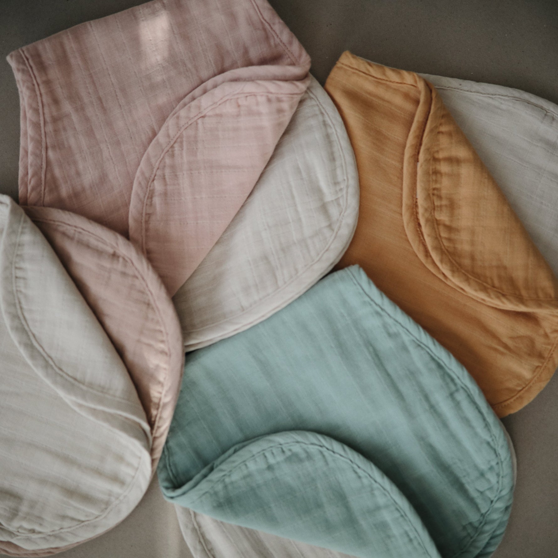 Mushie Organic Cotton Muslin Burp Cloth 2 - PackEveretts Place