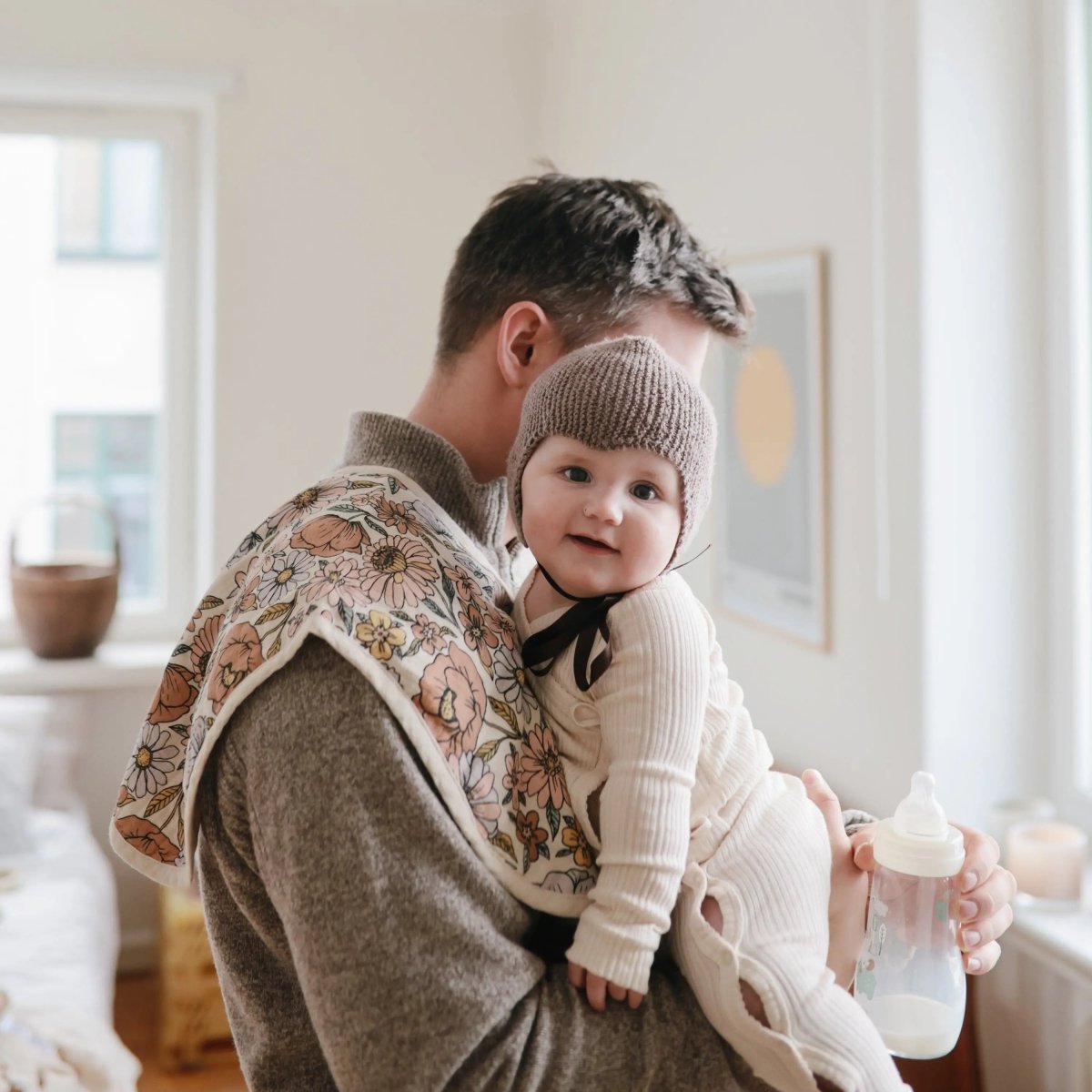 Mushie Organic Cotton Muslin Burp Cloth 2 Pack - Everetts Place Boutique - 