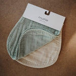 Mushie Organic Cotton Muslin Burp Cloth 2 - PackEveretts Place