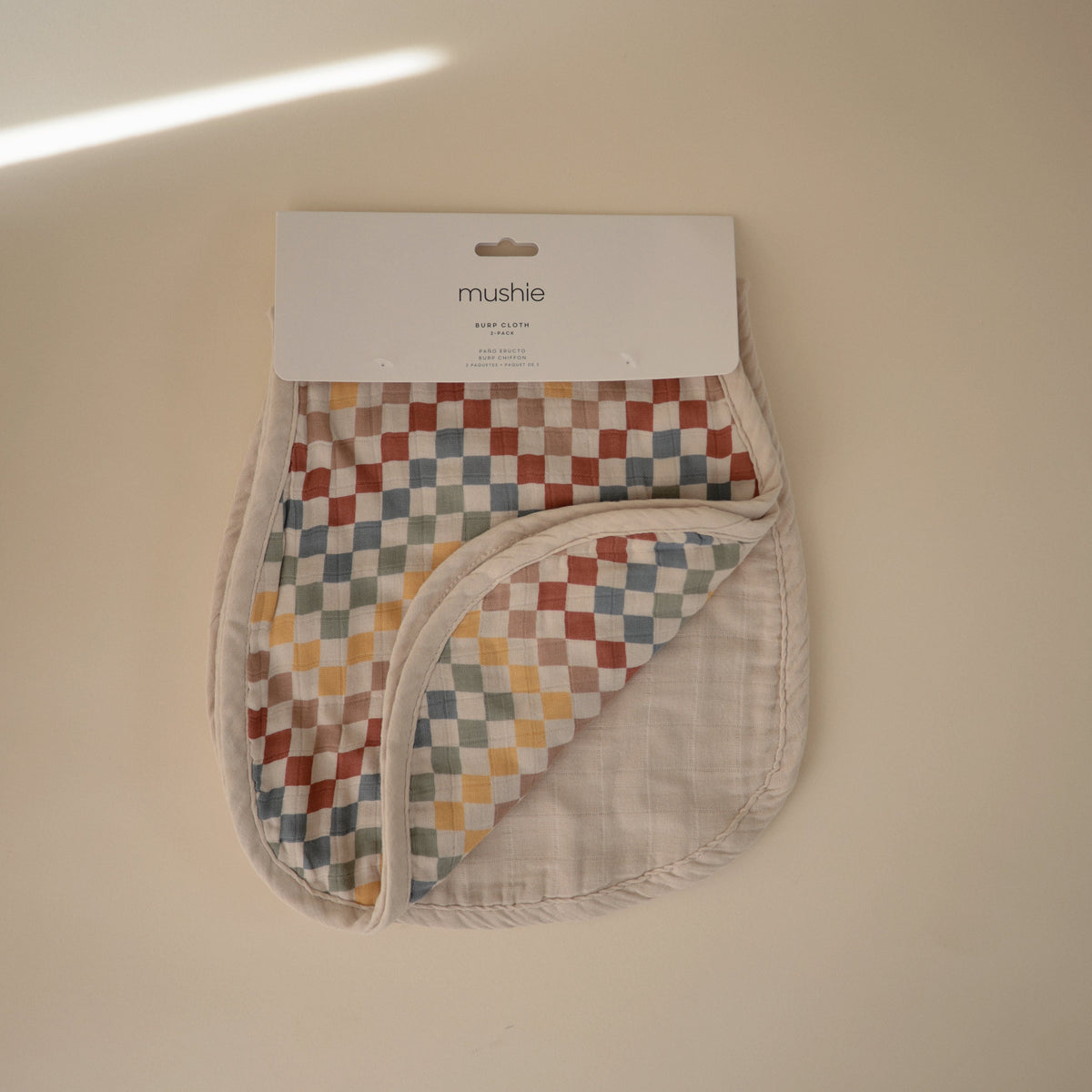 Mushie Organic Cotton Muslin Burp Cloth 2 - PackEveretts Place