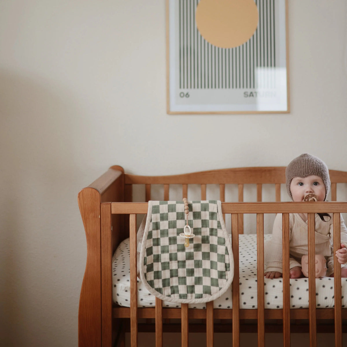 Mushie Organic Cotton Muslin Burp Cloth 2 - Pack - 