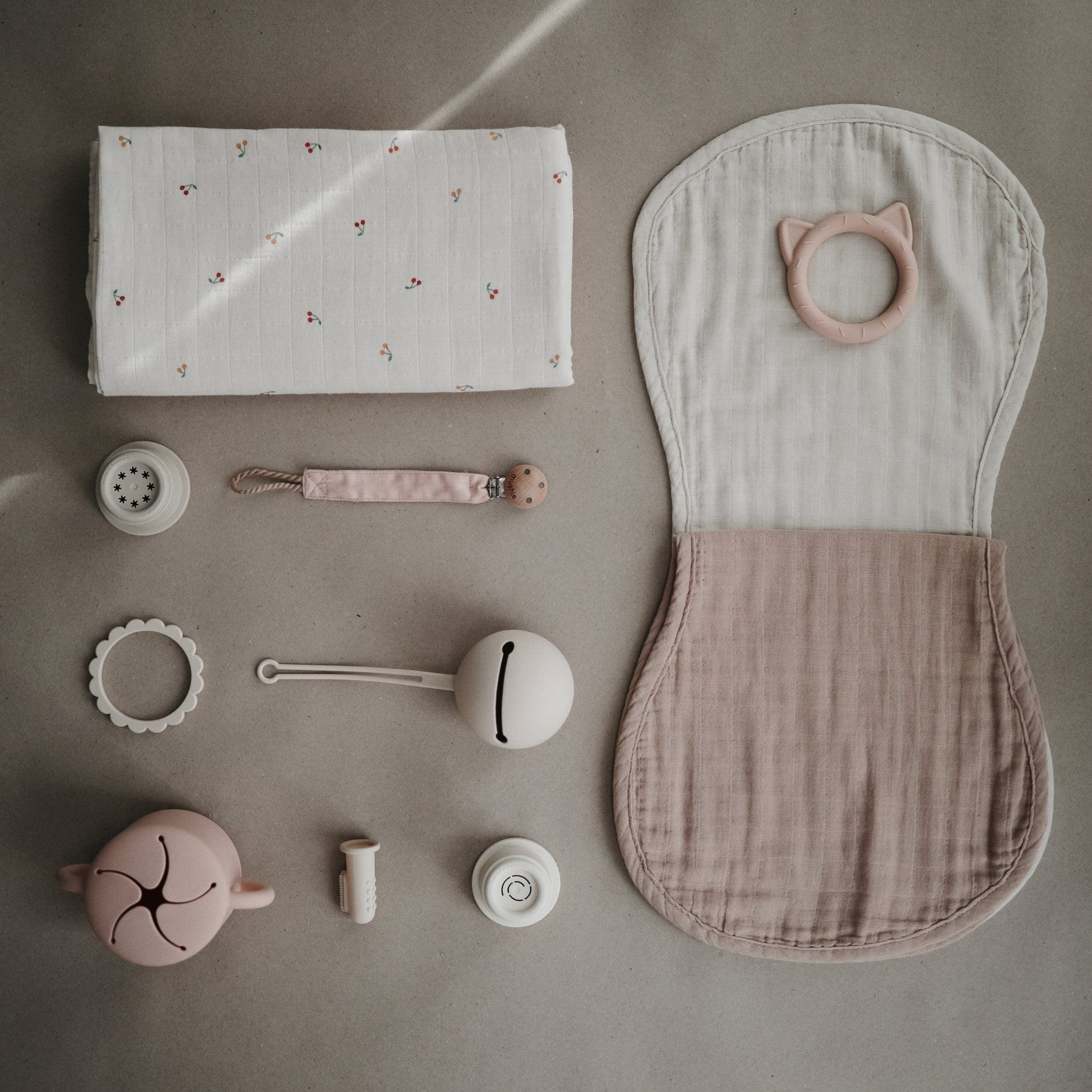 Mushie Organic Cotton Muslin Burp Cloth 2 - PackEveretts Place