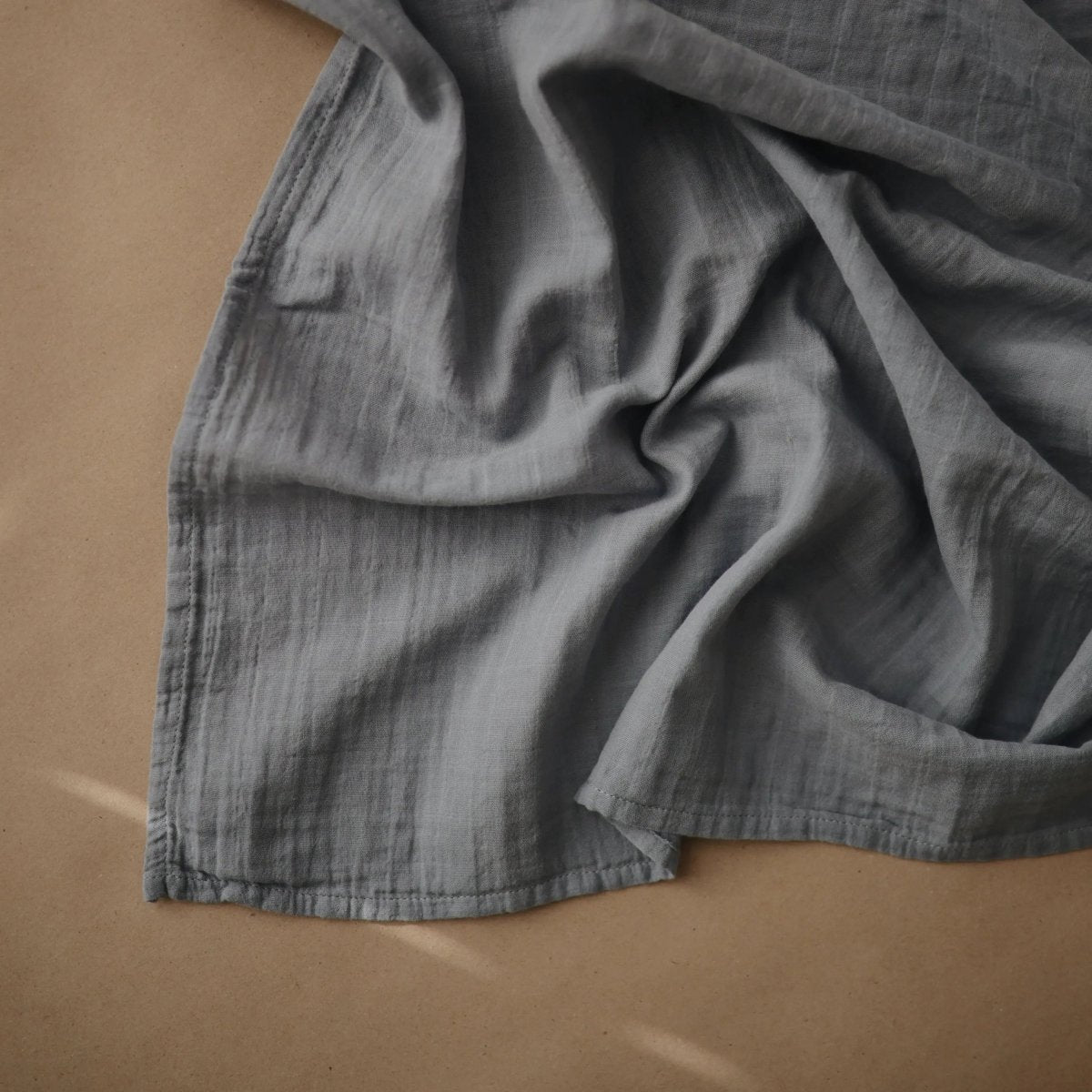 Mushie Organic Cotton Muslin Cloths 3 Pack Extra Soft Versatile Nursery Essentials - 