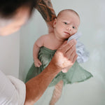 Mushie Organic Cotton Muslin Cloths 3 Pack Extra Soft Versatile Nursery Essentials - 