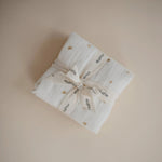 Mushie Organic Cotton Muslin Cloths 3 Pack Extra Soft Versatile Nursery Essentials - 