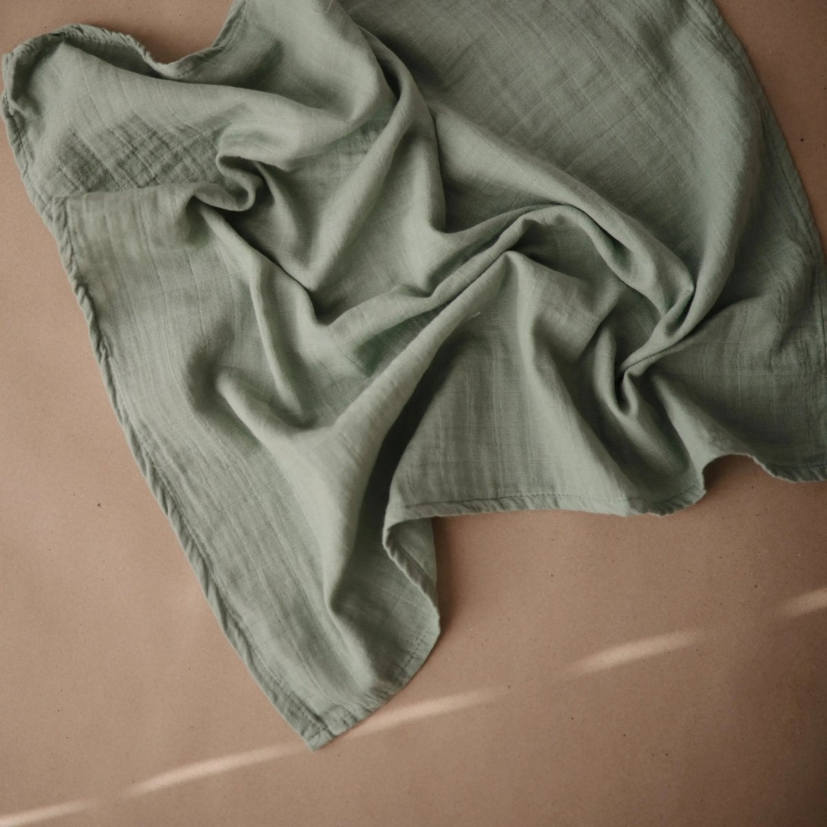 Mushie Organic Cotton Muslin Cloths 3 Pack Extra Soft Versatile Nursery Essentials - 