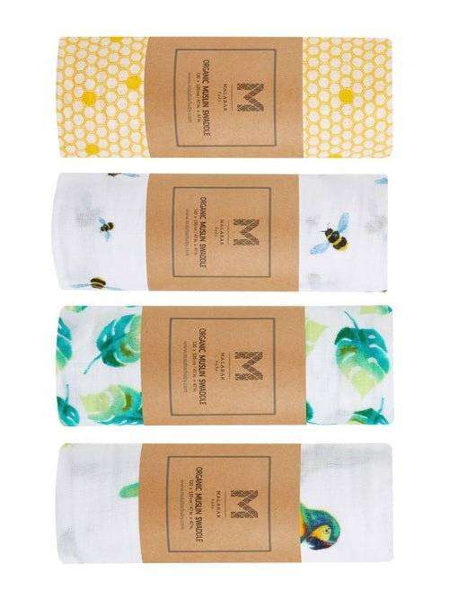 Organic Cotton Muslin Essential Baby Set - Everetts Place: Online Boutique - Gifts